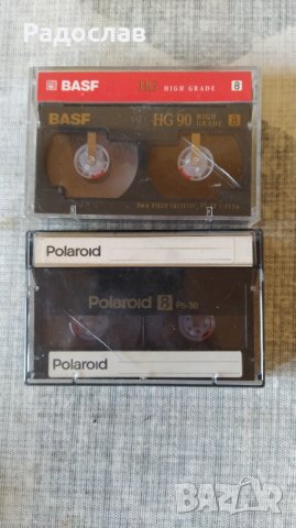 Polaroid и BASF касети за видеокамери 