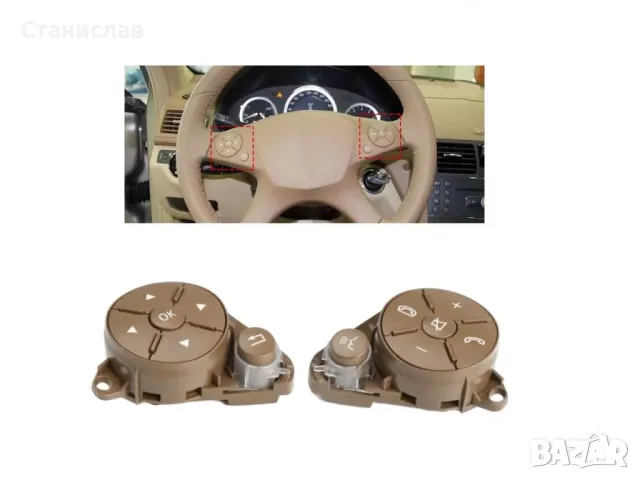 Mercedes E-Class W212 Pre-Face Капачета за волан с основа , снимка 3 - Части - 50218322