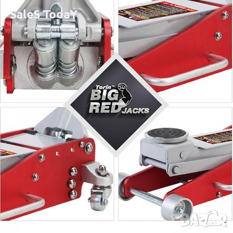 Алуминиев крик нископрофилен, Крокодил, до 2.5 тона, височина 100- 460мм, , снимка 2 - Аксесоари и консумативи - 39394816