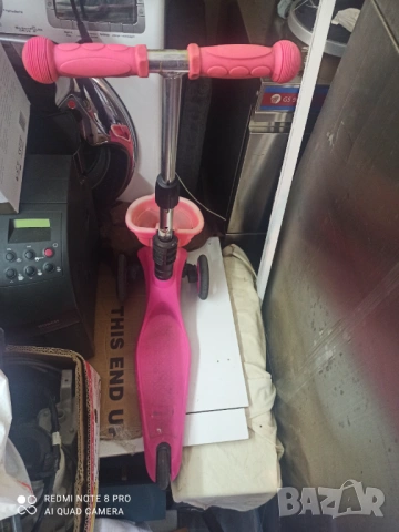 Тротинетка Мики маус розова