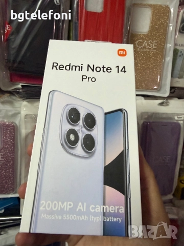 Xiaomi Redmi Note 14 Pro 8/256,черни,чисто нови