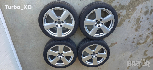 Продавам 18" Audi 5-spoke джанти за A4 B6/B7, снимка 2 - Гуми и джанти - 54091584