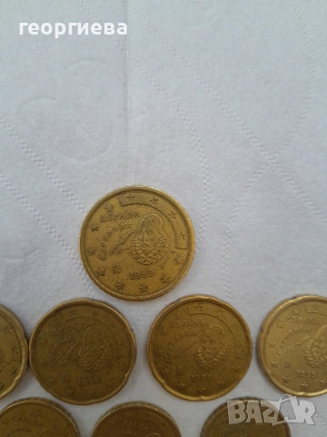 редки евро монети 1999 Испания, снимка 2 - Нумизматика и бонистика - 54105684