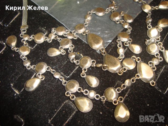 МЕСИНГОВА АРТИСТИЧЕН ДИЗАЙН ОГЪРЛИЦА ЛАКИРАНА 79371, снимка 2 - Колиета, медальони, синджири - 30665952