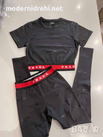 Дамски комплект клин и блуза Prada код 83, снимка 1 - Спортни екипи - 36902906