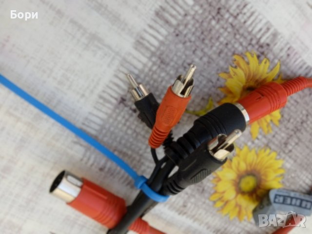 UHER Петица към 3 чинч RCA  Кабел, снимка 3 - Други - 40147338