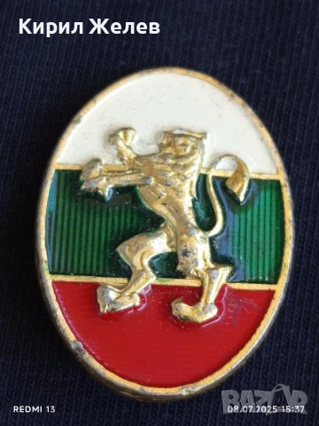 Две стари кокарди от соца за войнишко кепе редки за КОЛЕКЦИЯ ДЕКОРАЦИЯ 18441, снимка 2 - Антикварни и старинни предмети - 50951235