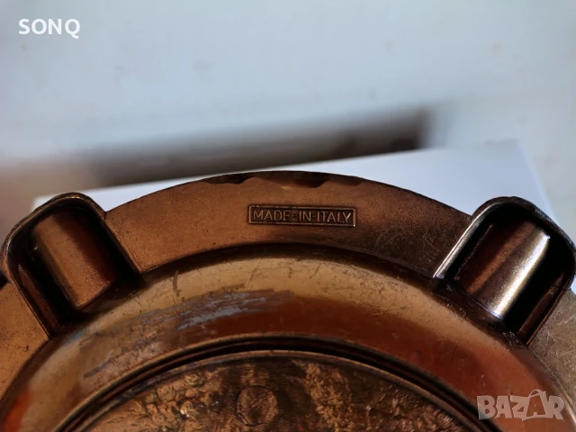 Страхотни Голями Релефни Италиански Бронзови Пепелници, снимка 6 - Антикварни и старинни предмети - 51140668