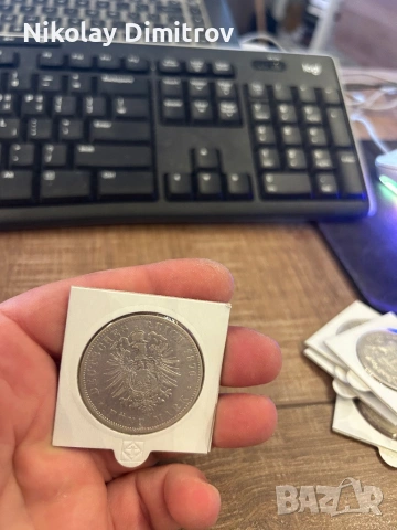 Сребърни Немски марки , снимка 4 - Нумизматика и бонистика - 53311451