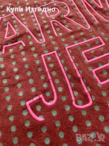  Оригинална дамска тениска Armani Jeans M размер, снимка 4 - Тениски - 49891405