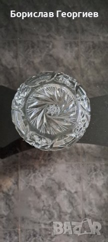 Масивен кристален пепелник на полската фирма Violetta 