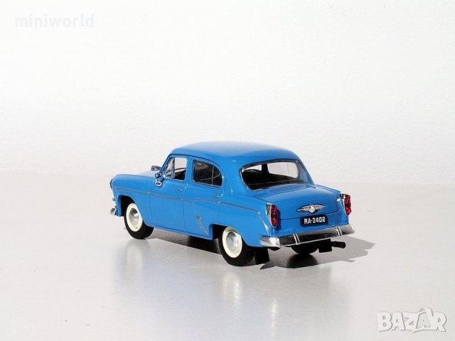 Москвич 407 1958 - мащаб 1:43 на DeAgostini моделът е нов в блистер, снимка 2 - Колекции - 44476520