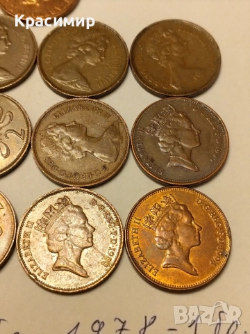 Монети Елизабет 1971 г.и други години ., снимка 13 - Нумизматика и бонистика - 51851858