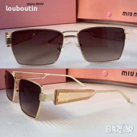 Miu 2024 дамски слънчеви очила правоъгълни 7 цвята , снимка 10 - Слънчеви и диоптрични очила - 48016248