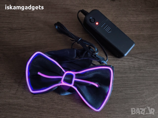 Светещи LED очила, папионки и вратовръзки за партита и рожденни дни, снимка 2 - Сватбени аксесоари - 54070234