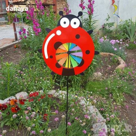 2895 Вятърна въртележка за градина или балкон Животинчета, снимка 2 - Градински мебели, декорация  - 36908236