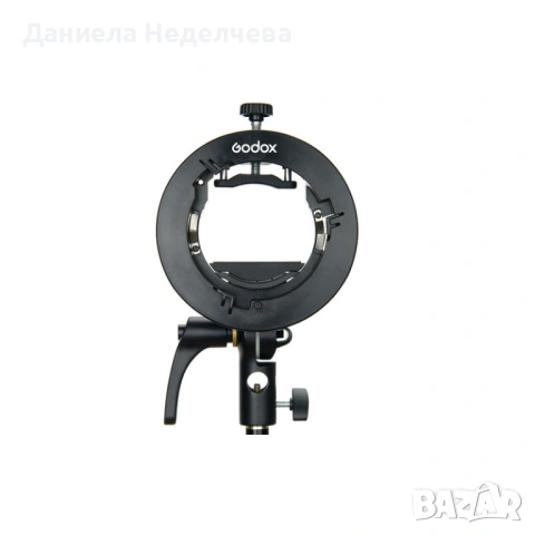 Универсален адаптер S-type Speedlite Bracket (Bowens mount), снимка 15 - Чанти, стативи, аксесоари - 53173498