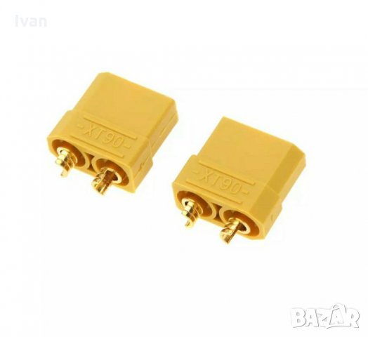 Конектори XT90 Battery Connector Set 4.5mm Male Female Gold Plated Banana Plug, снимка 2 - Друга електроника - 30340084