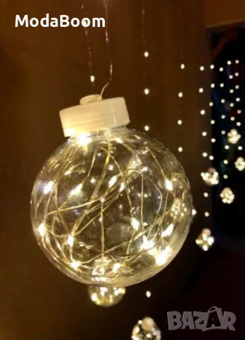 Празнични LED светлини топка, снимка 4 - Лед осветление - 48086871