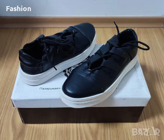 Продавам летни Кецове Естествена кожа LION Shoes, снимка 2 - Кецове - 48353604