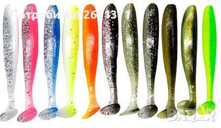 ПРОМО!!! Силиконови примамки с Т-опашка, 50 бр. в опаковка, 2 гр./7 см. - 18 лв.