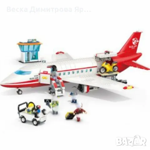 Конструктор самолет - летище 720 части, снимка 5 - Конструктори - 48720984