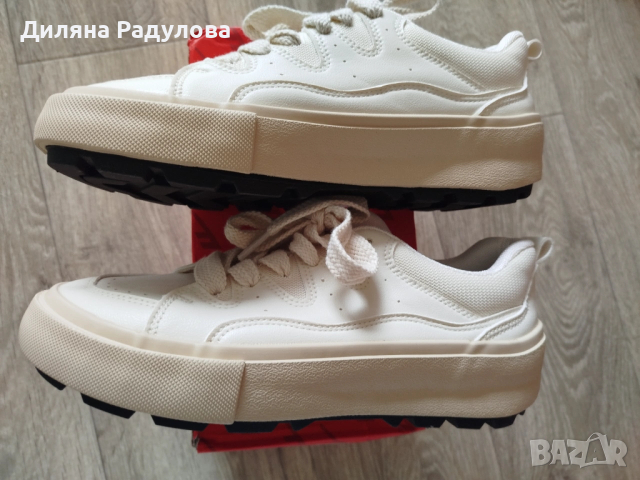 Бели кецове 41 номер, снимка 10 - Маратонки - 54200705