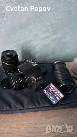 canon eos 600d фотоапарат , снимка 2 - Фотоапарати - 56339439