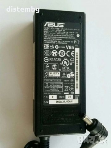 ОРИГИНАЛНО ЗАРЯДНО УСТРОЙСТВО ASUS - DELTA ELECTRONICS 19V 3.42A БУКСА 5.5*2.5 ADP-65JH DB