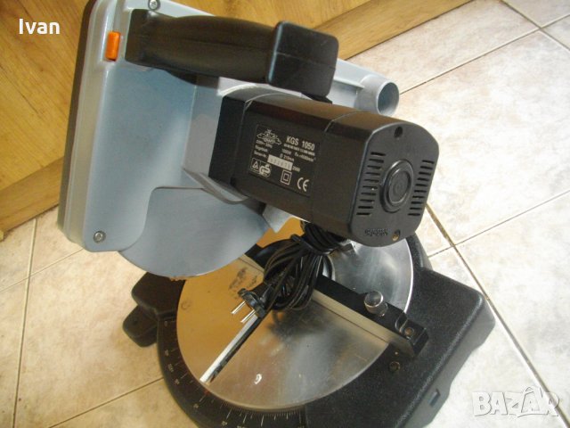 ф210мм-1050 Вата-Немска-Пендула-Повдигащ Циркуляр За Рязане-Почти Нов-Отличен-King Craft KGS 1050, снимка 6 - Други инструменти - 35531608