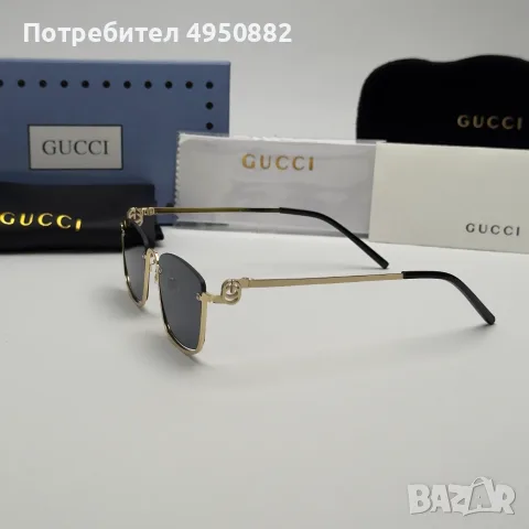Слънчеви очила Gucci Gold правоъгълни Limited Edition нови, снимка 2 - Слънчеви и диоптрични очила - 56161519
