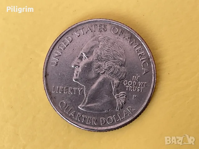САЩ 25 цента 2005 г.(Р), West Virginia., снимка 2 - Нумизматика и бонистика - 55725570
