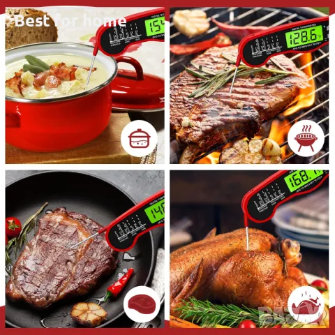Цифров термометър за готвене на месо  AWLKIM, снимка 7 - Друга електроника - 49762198