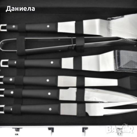 Комплект за барбекю 6 в 1 – всичко необходимо за перфектна скара + подарък ръкавици, снимка 4 - Други стоки за дома - 51778631