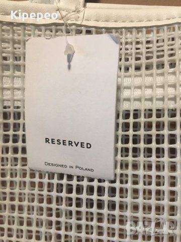 Reserved плажна чанта+подарък Zara колие, снимка 2 - Чанти - 33765814