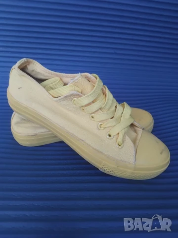 Жълти Спортни Кецове, снимка 4 - Кецове - 50647691