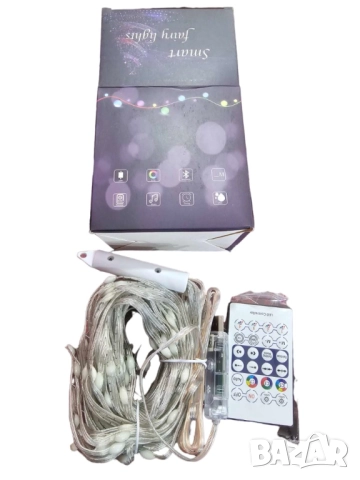 Многоцветни лампички с флашка, дистанционно и приложение за телефона , снимка 7 - Други - 52087422