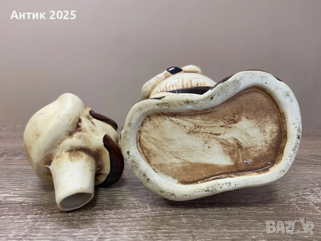 Винтидж керамичен щоф „Моряк с халба“, снимка 4 - Антикварни и старинни предмети - 52488216