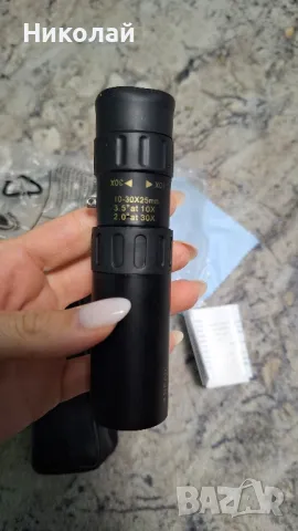 Чисто нов телескоп/ монокуляр с увеличение 30 пъти, снимка 2 - Други ценни предмети - 47945237