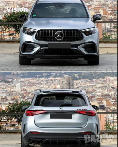 x254 GLC63 AMG пакет предна задна броня решетка накрайници дифузьор джанти , снимка 2 - Части - 49496815