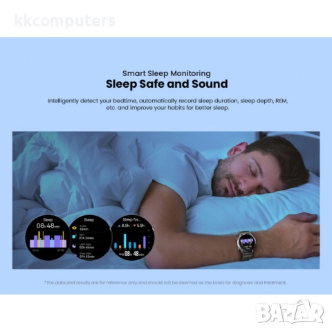 HAYLOU Solar 5 Смарт часовник-1.58" AMOLED, Bluetooth обаждания, NFC, 150+ спорта, 24/7 здравен мони, снимка 7 - Смарт часовници - 52537145