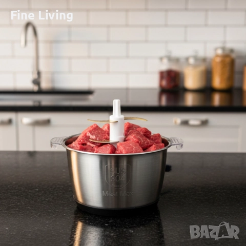 Lexical LCH-1946 електрически чопър – бързо и прецизно рязане с 3 скорости, снимка 4 - Чопъри и пасатори - 52897088