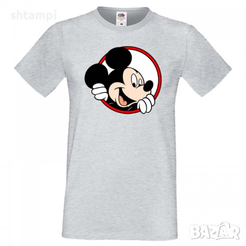 Мъжка тениска _Set for Couples Mickey 2 Подарък,Изненада,Рожден ден, снимка 5 - Тениски - 36578928