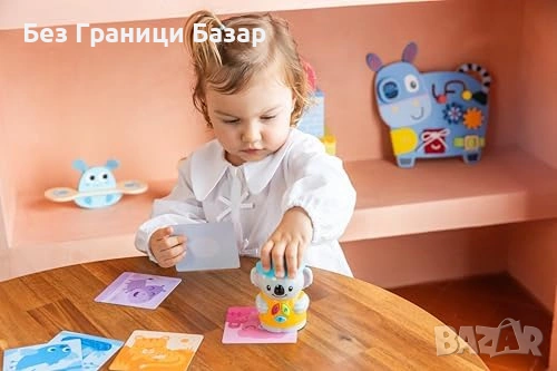 Нова Интерактивна коала Coco образователна игра с 16 карти животни Играчка дете, снимка 4 - Образователни игри - 54312611