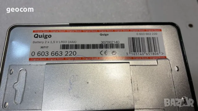 BOSCH Quigo лазeрен нивелир (Нов, кръстосан червен лазeр,10М), снимка 5 - Измервателни инструменти - 47573494