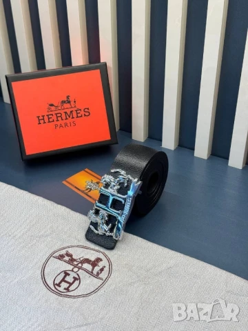 колани от естествена кожа в кутия prada hermes , снимка 10 - Колани - 50588888