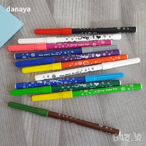 2395 Магически флумастери сменящи цвета си, 12 цвята, снимка 4 - Ученически пособия, канцеларски материали - 33957673