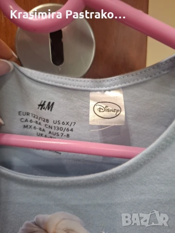 Детски рокли с тюл и картинки на принцеси, снимка 6 - Детски рокли и поли - 51254621