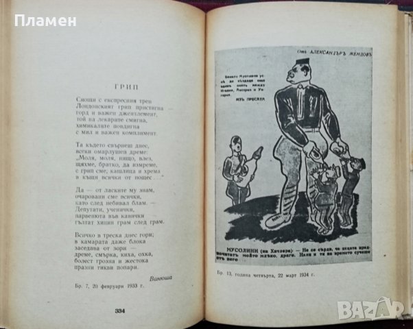 Жупел. Разкази, фейлетони, стихове, карикатури 1931-1934, снимка 4 - Българска литература - 37093577