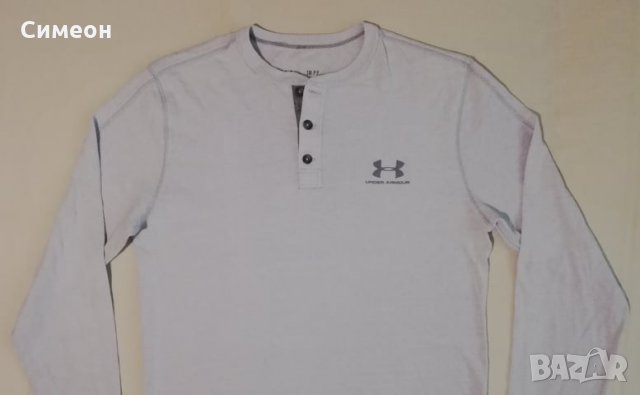 Under Armour UA Sportswear Henley оригинално горнище S спортна блуза, снимка 2 - Спортни дрехи, екипи - 30322967